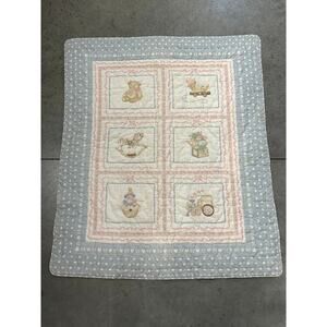 Baby Toys, Baby Blanket, Crib Quilt, Coverlet, Nursery, Bedding, ~ 250604-WH 663